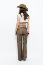 Load image into Gallery viewer, REVICE x Faded Brown Star Stretch Denim (S)