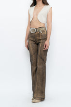 Load image into Gallery viewer, REVICE x Faded Brown Star Stretch Denim (S)