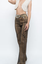 Load image into Gallery viewer, REVICE x Faded Brown Star Stretch Denim (S)