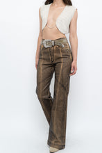 Load image into Gallery viewer, REVICE x Faded Brown Star Stretch Denim (S)
