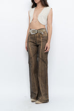 Load image into Gallery viewer, REVICE x Faded Brown Star Stretch Denim (S)
