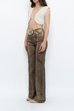 Load image into Gallery viewer, REVICE x Faded Brown Star Stretch Denim (S)