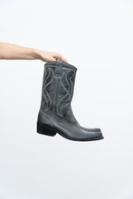 Load image into Gallery viewer, Vintage x ZIGI NY Grey Butter Leather Cowboy Boots (9M, 10, 10.5W)