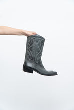 Load image into Gallery viewer, Vintage x ZIGI NY Grey Butter Leather Cowboy Boots (9M, 10, 10.5W)