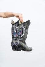 Load image into Gallery viewer, Vintage x CORRAL Grey Horseshoe Sequin Cowboy Boots (8-9W)