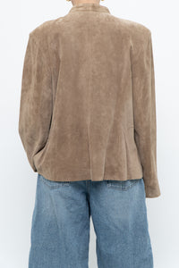 Vintage x Tan Suede Fringe Jacket (M-XL)