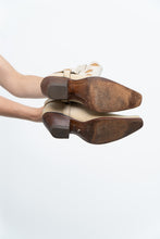 Load image into Gallery viewer, Vintage x RUDEL Cream Floral Butter Leather Cowboy Boots (6, 6.5W)