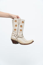 Load image into Gallery viewer, Vintage x RUDEL Cream Floral Butter Leather Cowboy Boots (6, 6.5W)