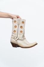 Load image into Gallery viewer, Vintage x RUDEL Cream Floral Butter Leather Cowboy Boots (6, 6.5W)