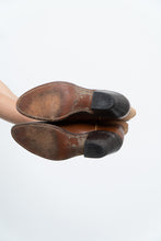 Load image into Gallery viewer, Vintage x Tan, Brown Leather Cowboy Boots (7-8W)