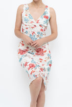 Load image into Gallery viewer, Vintage x White Floral Midi Dress (M)