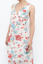 Load image into Gallery viewer, Vintage x White Floral Midi Dress (M)