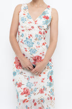 Load image into Gallery viewer, Vintage x White Floral Midi Dress (M)