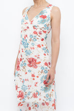 Load image into Gallery viewer, Vintage x White Floral Midi Dress (M)