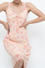 Load image into Gallery viewer, Vintage x Cream Floral Midi Dress (S)