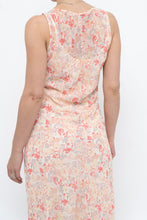 Load image into Gallery viewer, Vintage x Cream Floral Midi Dress (S)
