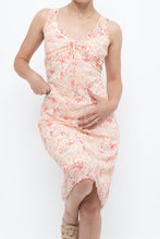 Load image into Gallery viewer, Vintage x Cream Floral Midi Dress (S)
