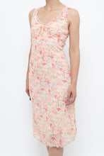 Load image into Gallery viewer, Vintage x Cream Floral Midi Dress (S)
