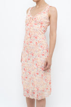 Load image into Gallery viewer, Vintage x Cream Floral Midi Dress (S)