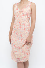 Load image into Gallery viewer, Vintage x Cream Floral Midi Dress (S)