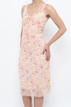 Load image into Gallery viewer, Vintage x Cream Floral Midi Dress (S)
