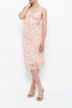 Load image into Gallery viewer, Vintage x Cream Floral Midi Dress (S)