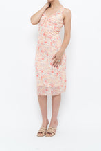 Load image into Gallery viewer, Vintage x Cream Floral Midi Dress (S)
