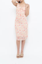 Load image into Gallery viewer, Vintage x Cream Floral Midi Dress (S)