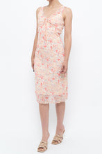 Load image into Gallery viewer, Vintage x Cream Floral Midi Dress (S)