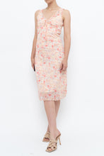 Load image into Gallery viewer, Vintage x Cream Floral Midi Dress (S)