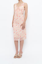 Load image into Gallery viewer, Vintage x Cream Floral Midi Dress (S)