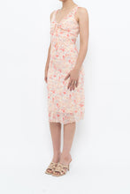 Load image into Gallery viewer, Vintage x Cream Floral Midi Dress (S)
