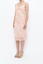 Load image into Gallery viewer, Vintage x Cream Floral Midi Dress (S)