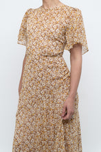 Load image into Gallery viewer, ASTR THE LABEL x Yellow Floral Flowy Midi Dress (S)