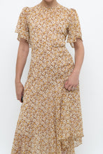 Load image into Gallery viewer, ASTR THE LABEL x Yellow Floral Flowy Midi Dress (S)