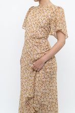 Load image into Gallery viewer, ASTR THE LABEL x Yellow Floral Flowy Midi Dress (S)