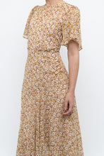 Load image into Gallery viewer, ASTR THE LABEL x Yellow Floral Flowy Midi Dress (S)