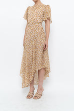 Load image into Gallery viewer, ASTR THE LABEL x Yellow Floral Flowy Midi Dress (S)