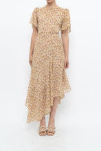 Load image into Gallery viewer, ASTR THE LABEL x Yellow Floral Flowy Midi Dress (S)