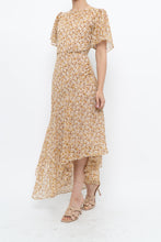 Load image into Gallery viewer, ASTR THE LABEL x Yellow Floral Flowy Midi Dress (S)