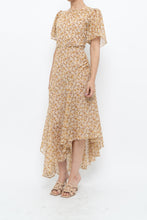 Load image into Gallery viewer, ASTR THE LABEL x Yellow Floral Flowy Midi Dress (S)