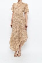 Load image into Gallery viewer, ASTR THE LABEL x Yellow Floral Flowy Midi Dress (S)