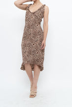 Load image into Gallery viewer, Vintage x Made in India x Animal Print Midi Dress (S, M)