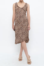 Load image into Gallery viewer, Vintage x Made in India x Animal Print Midi Dress (S, M)