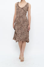 Load image into Gallery viewer, Vintage x Made in India x Animal Print Midi Dress (S, M)