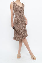 Load image into Gallery viewer, Vintage x Made in India x Animal Print Midi Dress (S, M)