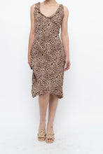 Load image into Gallery viewer, Vintage x Made in India x Animal Print Midi Dress (S, M)