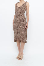 Load image into Gallery viewer, Vintage x Made in India x Animal Print Midi Dress (S, M)
