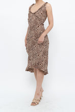 Load image into Gallery viewer, Vintage x Made in India x Animal Print Midi Dress (S, M)