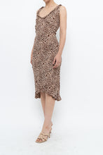 Load image into Gallery viewer, Vintage x Made in India x Animal Print Midi Dress (S, M)